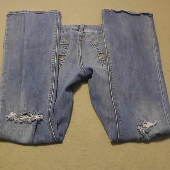 AEO Artist Stretch distressed jeans size 0 - Picture 5 of 6